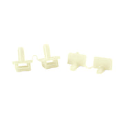 HellermannTyton - Befestigungssockel und -element für Kabelbinder Keilsockel TY5K3 PA66W BK 100 18x22mm − 100 Stück