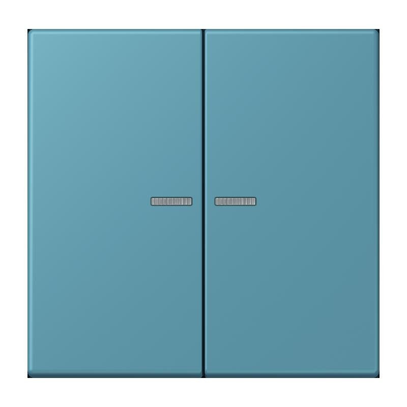 Jung - Abdeckung/Bedienelement für Installationsschalterprogramme Wippe mit Lichtleiter LC 102 KO5 212 ceruleen vif