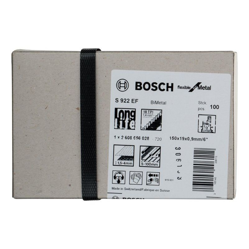 Bosch - Säbelsägeblatt Flexible for 2608656028 Metal, 100er-Pack
