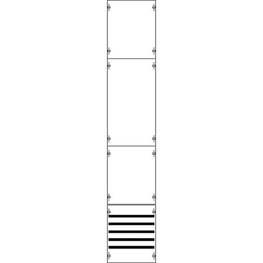 Striebel&John - Verteilerfeld für Installationsverteiler Verteilerfeld FV19SXM mit SaS MW leer 9RE