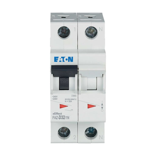 Eaton - Leitungsschutzschalter 1p. FAZ-D32/1N 32A Charakt.: D