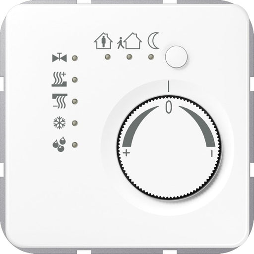 Jung - Bussystem-Raumtemperaturregler KNX Stetigregler aws CD 2178 TS WW mit int.Busankoppler