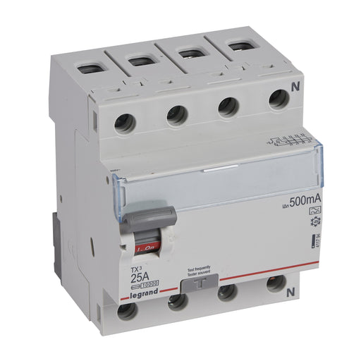 Legrand - Fehlerstrom-Schutzschalter Fehlerstromschutzschalter Legrand 411794 25A, 4-polig, 500mA