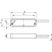 Schmersal - Einzelpositionsschalter Sicherheits-Sensor BNS 40S-12ZG-C 10,0M