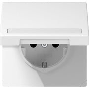Jung - Steckdose SCHUKO-Steckdose 16 A 250V LS 1520 BFNAKL WW m.Klappdeckel bruchs