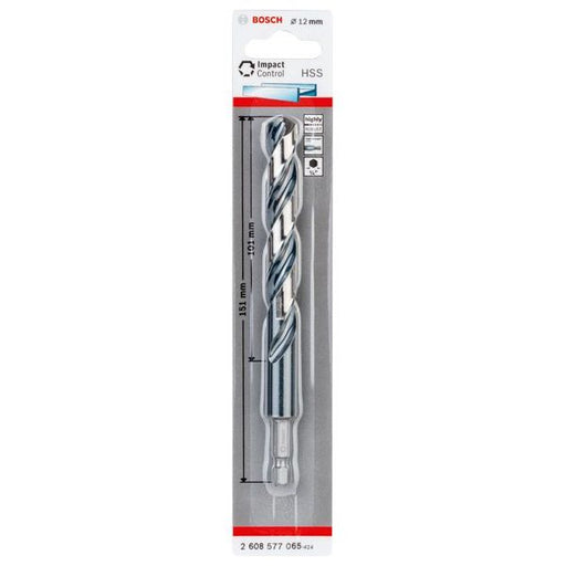 Bosch - Bohrer HSS Spiralbohrer mit 2608577065 Sechskantschaft 12,0