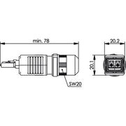 Telegärtner - LWL-Steckverbinder STX V4 LC-D Steckerset 100007561 MM