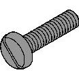 Schroff - Maschinenschraube/Bolzen Schraube 21100006 (VE100) − 4 Packung