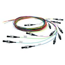 Telegärtner - LWL-Pigtail Faserpigtail-Set 50/125 100011720 OM3 2m 12Farben LC