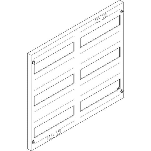 ABN - Abdeckung für Verteilerfeld Abdeckplatte FAO23N 500x450mm 2FB/3RE