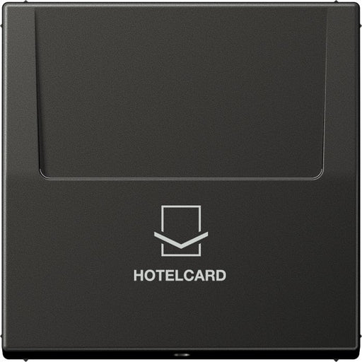 Jung - Abdeckung/Bedienelement für Installationsschalterprogramme Hotelcard-Schalter anth AL 2990 CARD AN ohne Taster-Einsatz