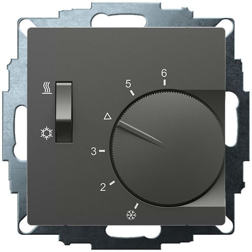 Eberle Controls - Raumthermostat/Uhrenthermostat UP-Raumregler 5-30C AC230V UTE 1770-Anth-55 1Wechsler