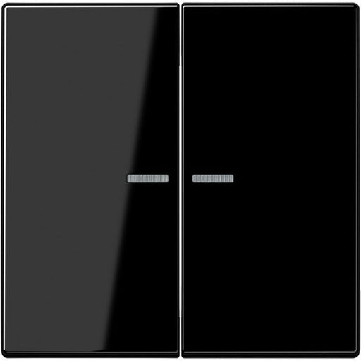 Jung - Abdeckung/Bedienelement für Installationsschalterprogramme Wippe Lichtleiter sw LS 995 KO5 SW für Taster