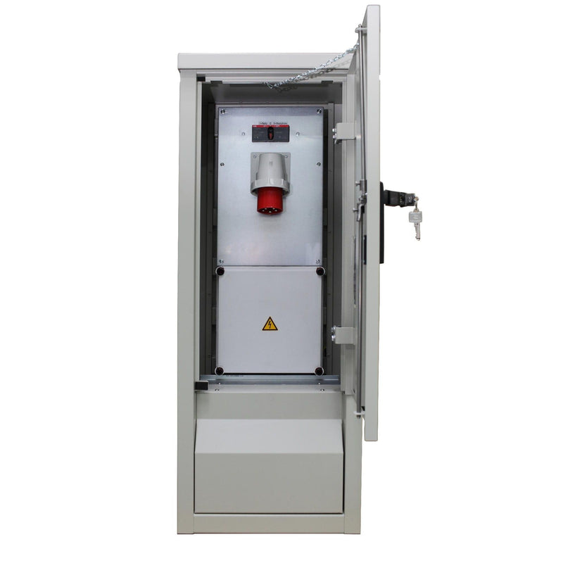 Walther Werke - CEE-Steckdosen-Kombination (IEC 60309) Edelstahlstromverteiler 83245125 125A und Zug.125A