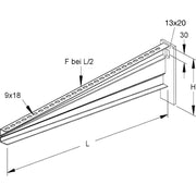 Rico - Ausleger für Kabeltragsystem Ausleger 16B2-700-V L=716mm