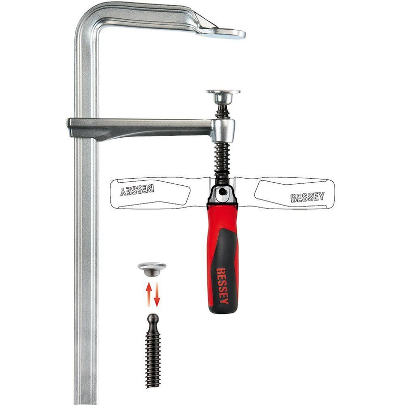 BESSEY - Schraubzwinge Ganzstahl-Schraubzwinge GZ60-12KG