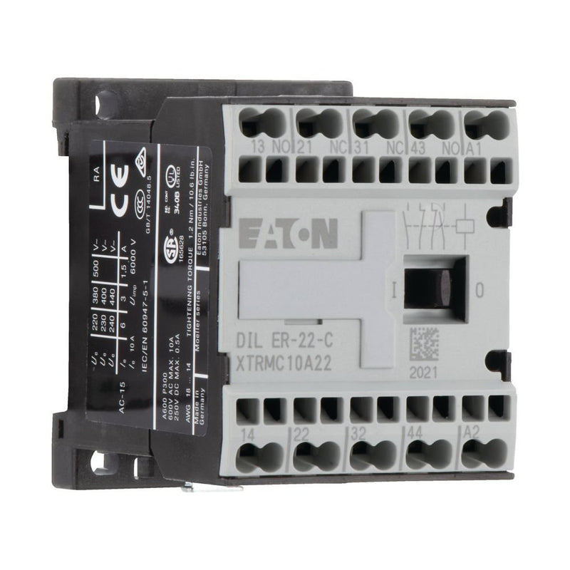 Eaton - Hilfsschütz, Relais Hilfsschütz DILER-22-C(24V50HZ) 2S2Ö, AC