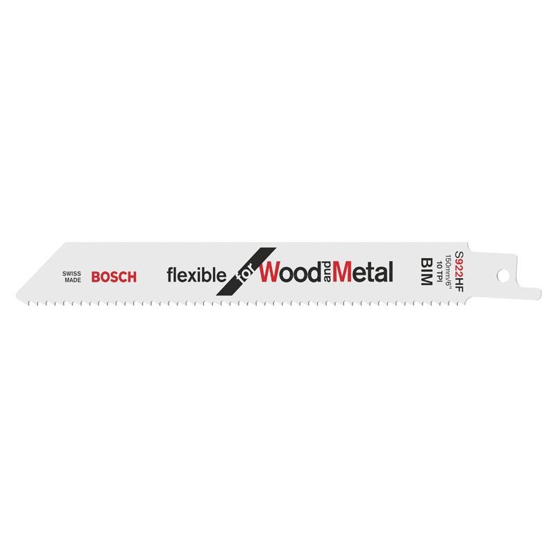 Bosch - Säbelsägeblatt Flexible for Wood and 2608656039 Metal, 2er-Pack