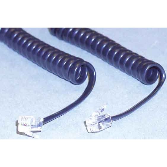 E+P Elektrik - Konfektionierte Fernmeldeleitung Handapparatekabel T 6 sw