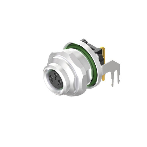 Weidmüller - Rundsteckverbinder, Einbau (PCB) Stecker SAIEW-M8B-4S-H8TL M8 − 10 Stück