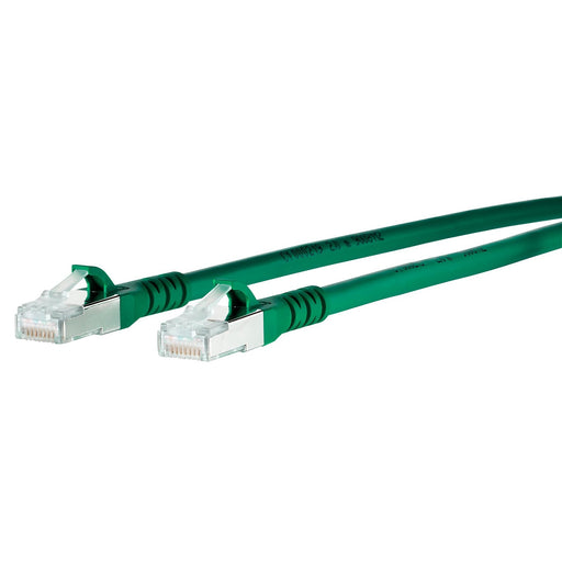 Metz Connect - Patchkabel Kupfer Patchkabel S/FTP 1308450355-E gn 0,3m Cat.6A − 10 Stück