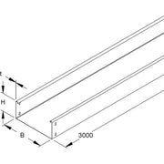Niedax - Kabelrinne Inc.Verb. RLU 85.100 − 3 Meter