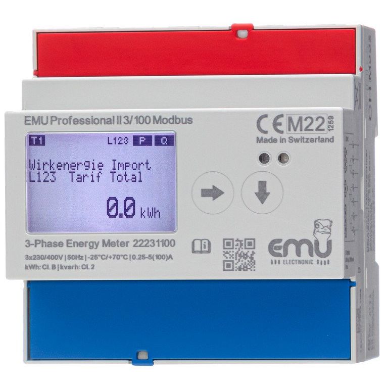 EMU Metering - Elektrizitätszähler Drehstromzähler 3ph. P20A000MO