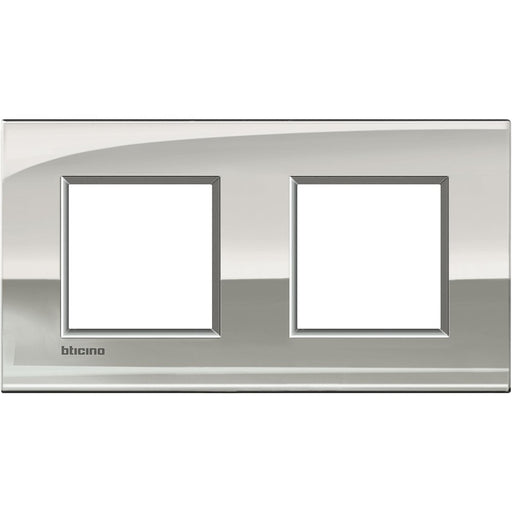Legrand (BT) - Abdeckrahmen Air Europe Rahmen 2-fach LNE4802M2PL palladium