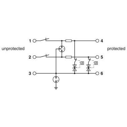 Phoenix Contact - Überspannungsableiter für Informations-/MSR-Technik Überspannungsschutzgerät 2906776