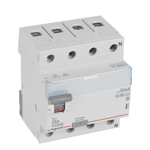 Legrand - Fehlerstrom-Schutzschalter Fehlerstromschutzschalter Legrand 411814 25A, 4-polig, 30mA