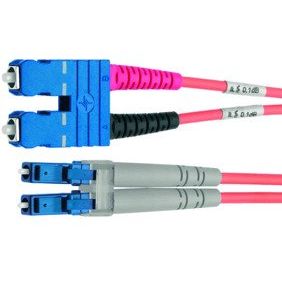 Telegärtner - Patchkabel LWL Duplexkabel LC/SC 100012385 50,0 OM4 5m