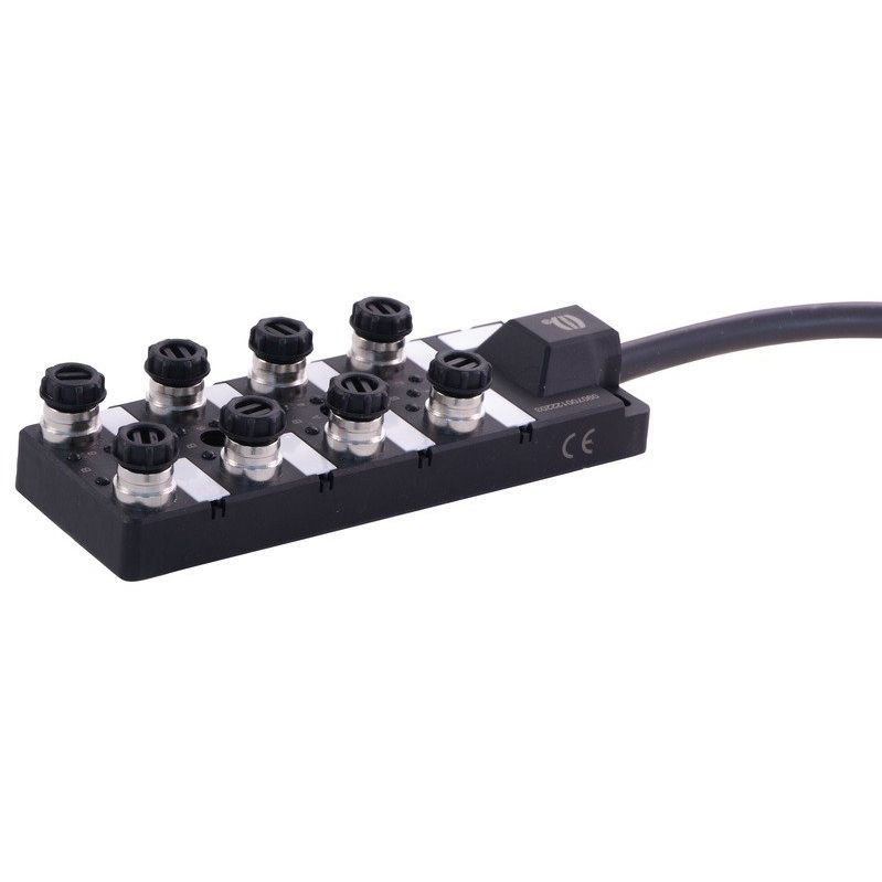 Harting - Passiver Sensor-/Aktor-Verteiler (mit Leitung) Verteilerboxen vormontier. 090700121203 Stammleitung