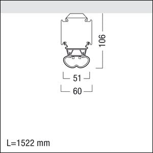 Zumtobel Group - Lichtleiste LED-Lichtbandleuchte TECTON B B #42182825 830