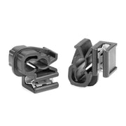 HellermannTyton - Befestigungssockel und -element für Kabelbinder Befestigungselement PA66HSUV/MET-BK(100) EC1-3SV-DHC6-7 − 100 Stück