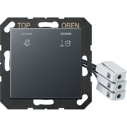 Jung - Abdeckung/Bedienelement für Installationsschalterprogramme Hotelabdeckung A CU KO5 M 230 ANM mit LED-Einheit 230V