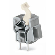 WAGO - Leiterplattenklemme Anreihbare Leiterplattenk. 257-854 Drücker,2,5mm²,bl − 100 Stück