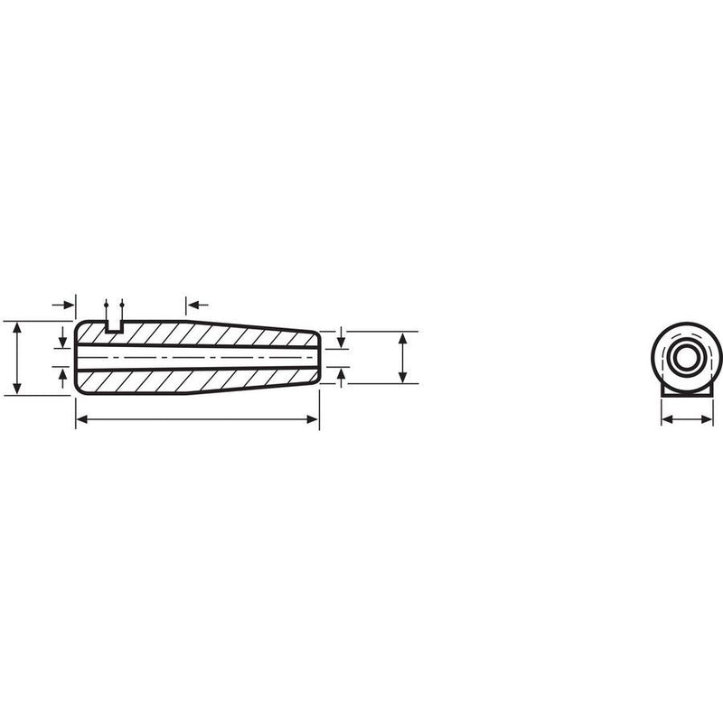 HellermannTyton - Durchführungstülle Schnurschutztülle H 126-HV-GY grau − 1000 Stück