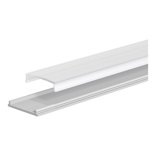 EVN Lichttechnik - Mechanisches Zubehör/Ersatzteile für Leuchten Alu-Profil flach APFLAT4AM200 200cm U-Profil