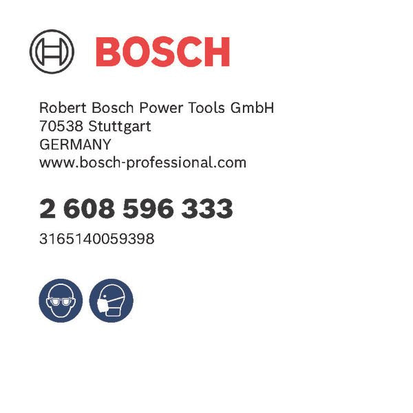 Bosch - Bohrer Flachfräsbohrer, 2608596333 verstellbar