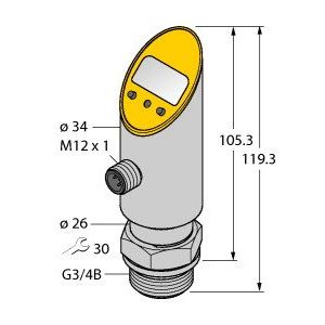 Turck - Druckschalter Drucksensor PS250R-606 #6832388 frontbündig − 1 Stück