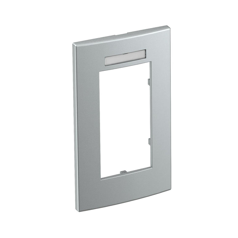 OBO Bettermann - Abdeckrahmen AR45-BSF2 AL 2fach 84x140mm alu