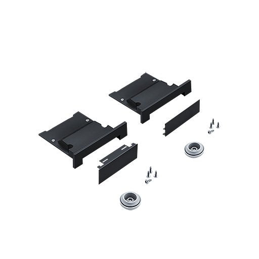 Zumtobel - Mechanisches Zubehör/Ersatzteile für Leuchten Endkappenset SLN2 MRT ECSET L20BK schwarz