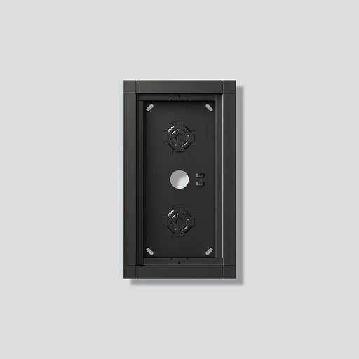 Siedle&Söhne - Montageelement für Türstation Gehäuse-Aufputz GA 612-2/1-01 DG Dunkelgrau-Glimmer