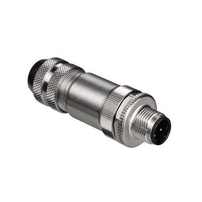 Leuze - Rundsteckverbinder, feldkonfektionierbar (Industriesteckverbinder) Stecker S-M12A-ET