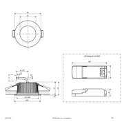 EVN Lichttechnik - Downlight/Strahler/Flutlicht LED-Downlight L54N101625 CCT