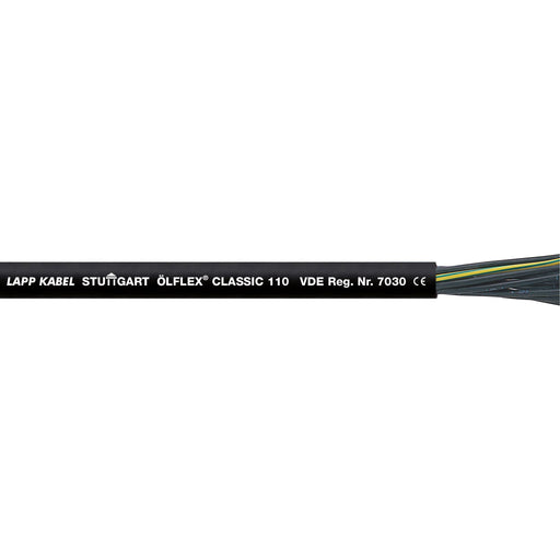 Lapp Kabel&Leitung - Energiekabel < 1 kV, für ortsveränderlichen Einsatz ÖLFLEX CLASSIC 110 1119880 5G1,5 BK