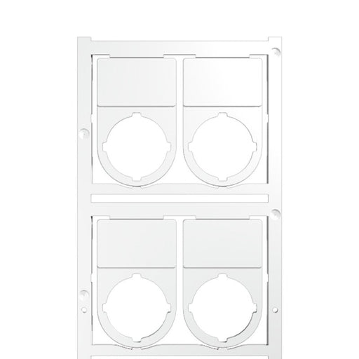Weidmüller - Kennzeichnungsmaterial Gerätemarkierung SM 27/18-22 K MC SDR selbstklebend,27mm − 8 Stück