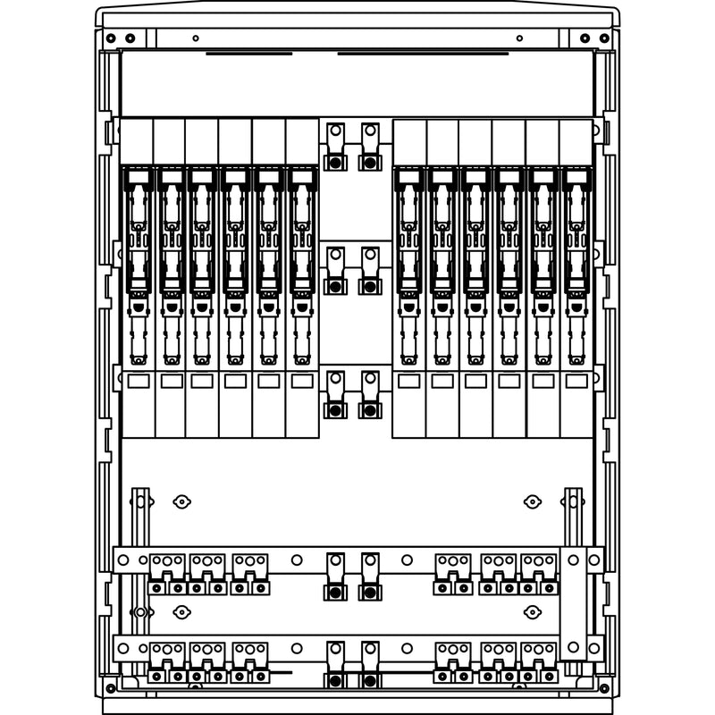 Elsta Mosdorfer - Kabelverteilerschrank LS81S.DV0C mit Sammelschienen