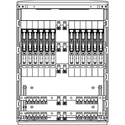 Elsta Mosdorfer - Kabelverteilerschrank LS81S.DV0C mit Sammelschienen
