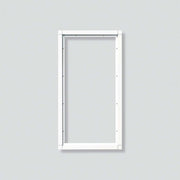 Siedle&Söhne - Montageelement für Türstation Kombirahmen KR 611-4/2-0 SM sil/met
